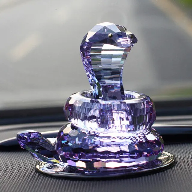 Crystal Lovely Dog Miniature Glass Animal Craft Ornament