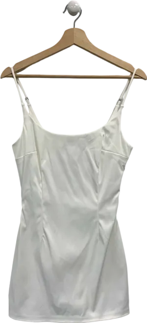 Cult Naked White Sleeveless Fitted Dress UK M