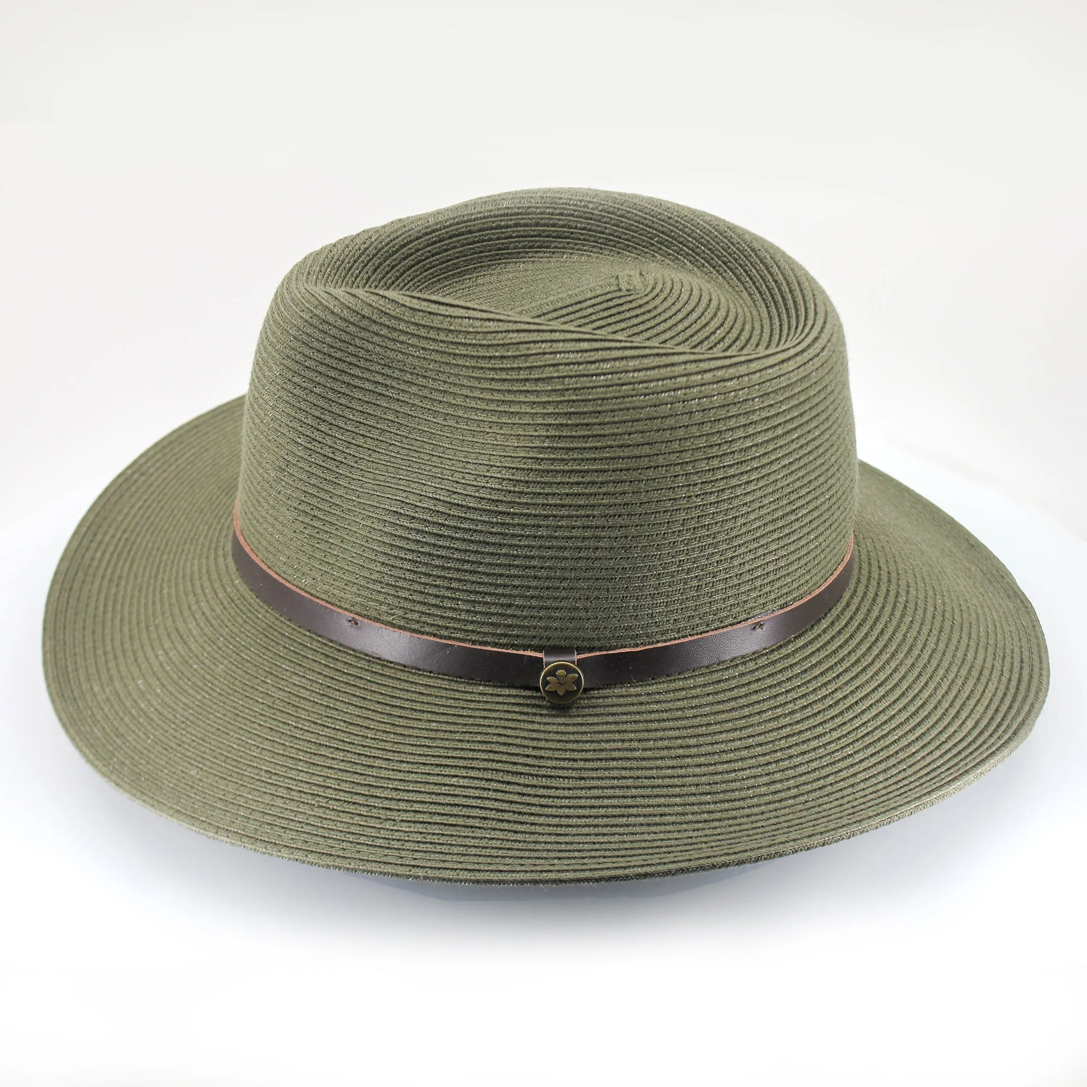 Darby Fedora Hat - Dark Khaki