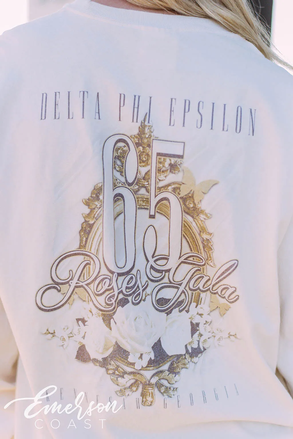 Delta Phi Epsilon Roses Gala Long Sleeve T-shirt