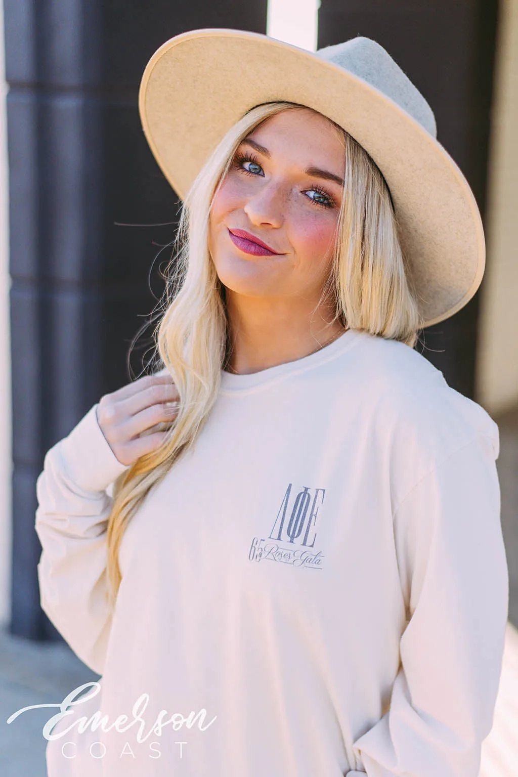 Delta Phi Epsilon Roses Gala Long Sleeve T-shirt