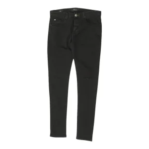 Diesel Black Skinny Jeans | Vintage Mens High End Casual Designer Denim 32/32