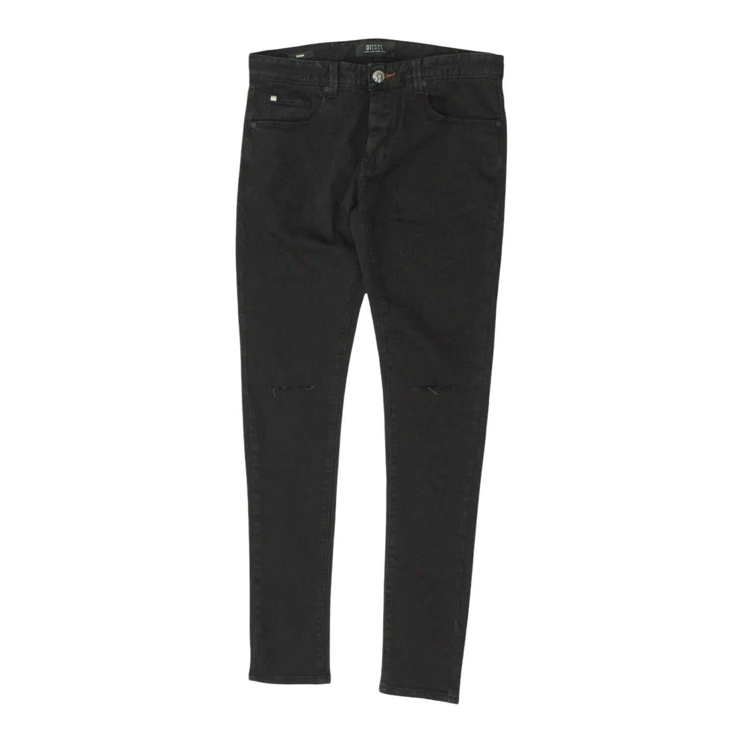 Diesel Black Skinny Jeans | Vintage Mens High End Casual Designer Denim 32/32