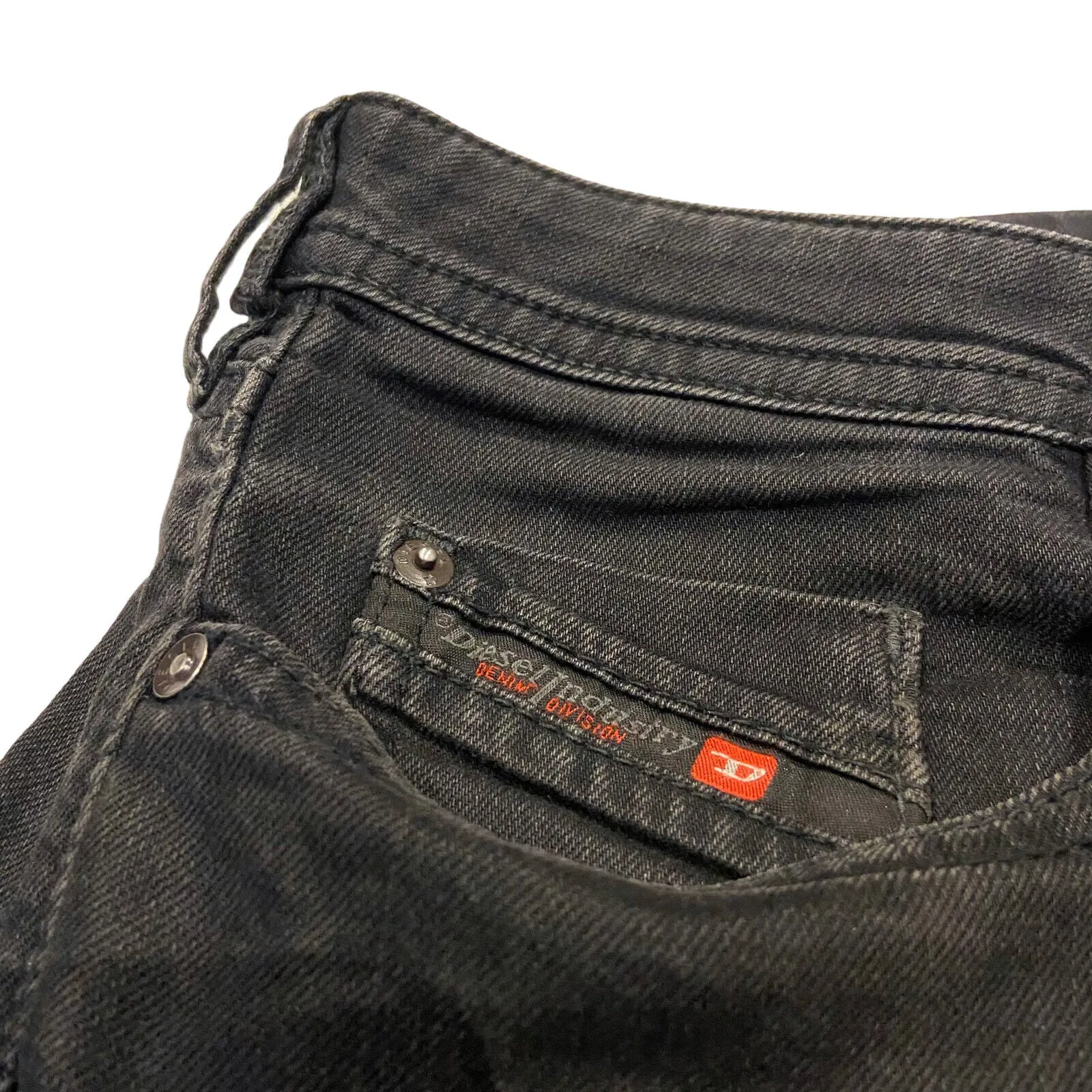 Diesel Industries Slim Jeans | Vintage High End Luxury Designer Denim Black VTG