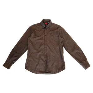 Dolce & Gabbana Brown Shirt | Vintage Mens High End Luxury Designer  Casual VTG