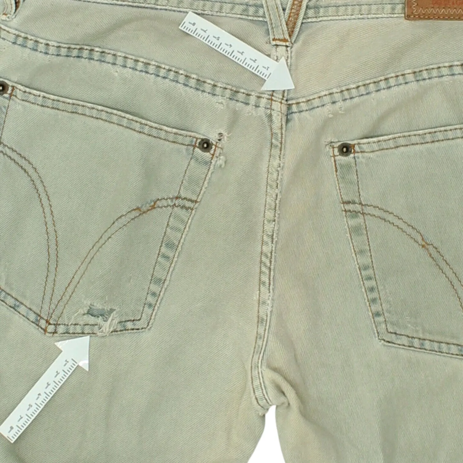 Dolce & Gabbana Mens Grey Straight Leg Jeans | Vintage High End Designer Denim