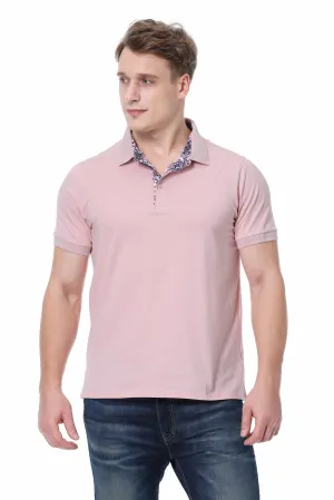Duchamp Short Sleeve Pink Polo