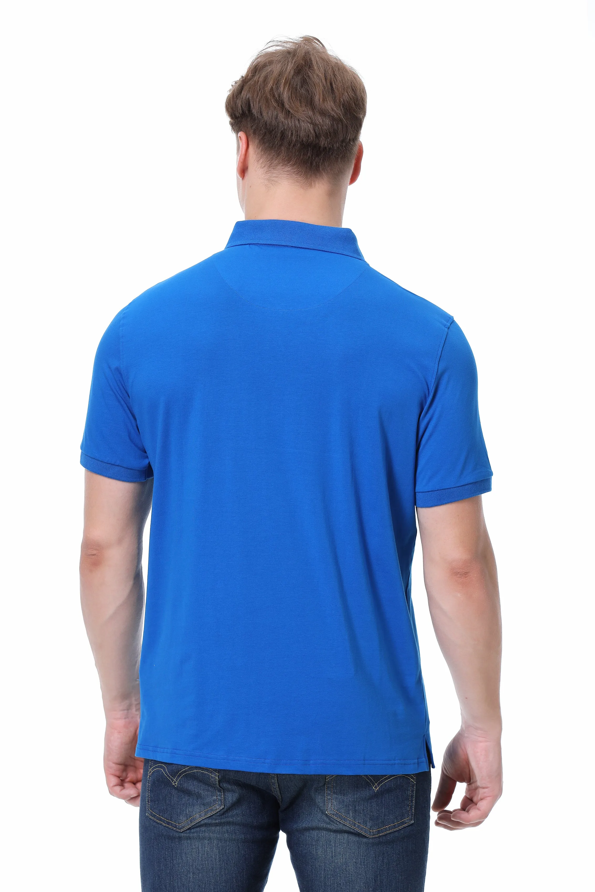Duchamp Short Sleeve Royal Polo Polo