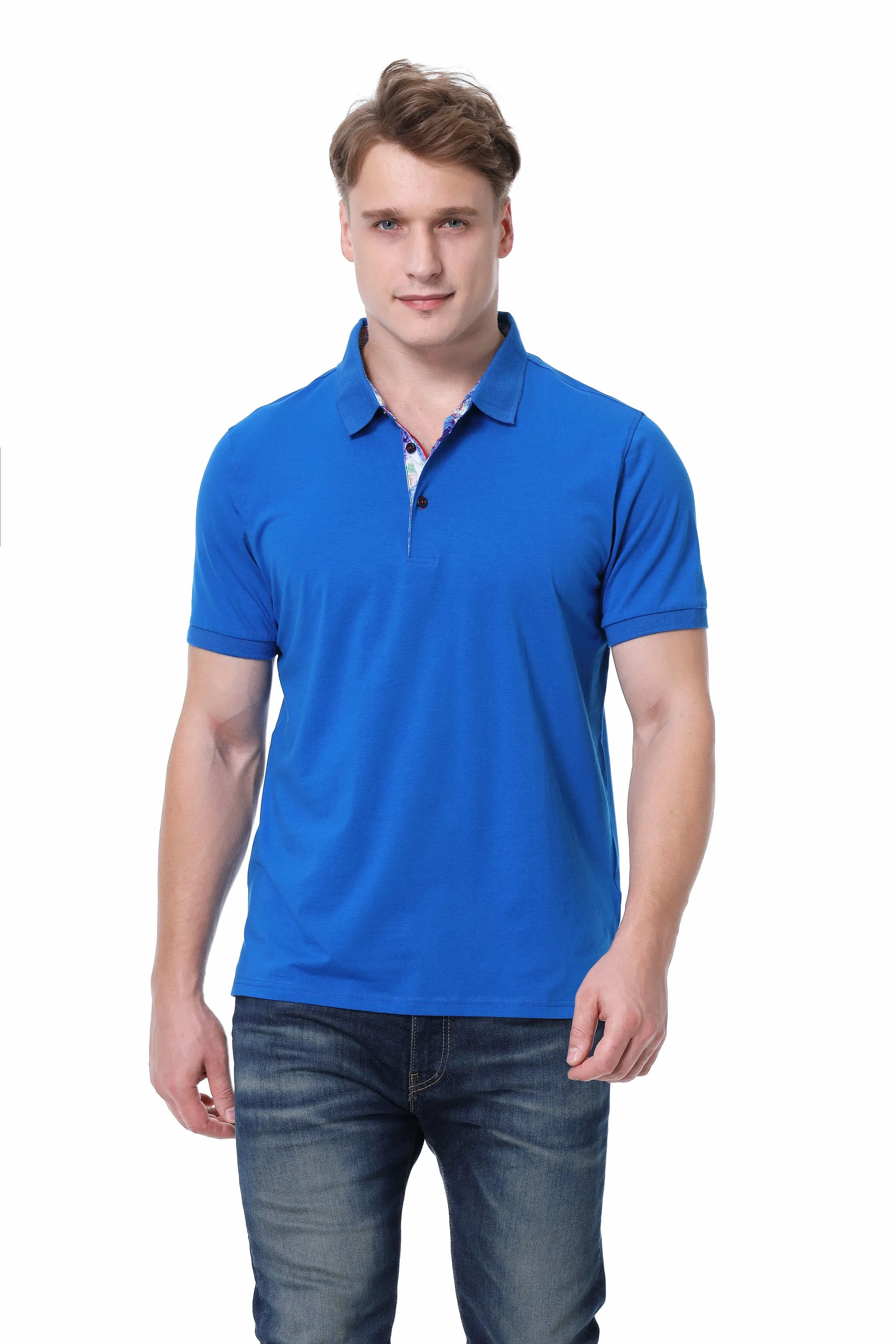 Duchamp Short Sleeve Royal Polo Polo