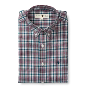 Duck Head Performance Poplin Sport Shirt Wallace Plaid