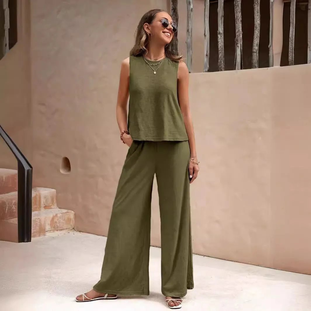 Elegant Two-Piece Casual Suit – Effortless Style & Comfort