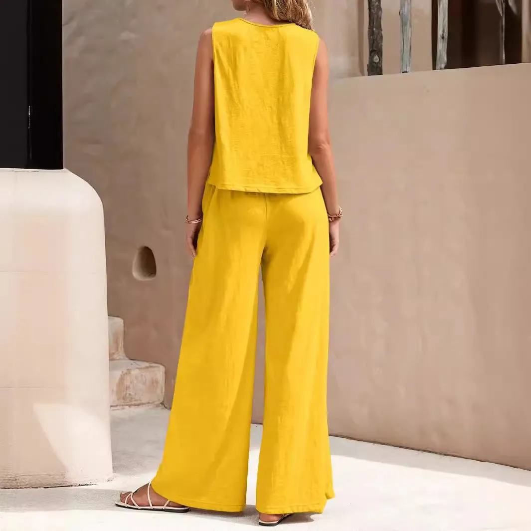 Elegant Two-Piece Casual Suit – Effortless Style & Comfort