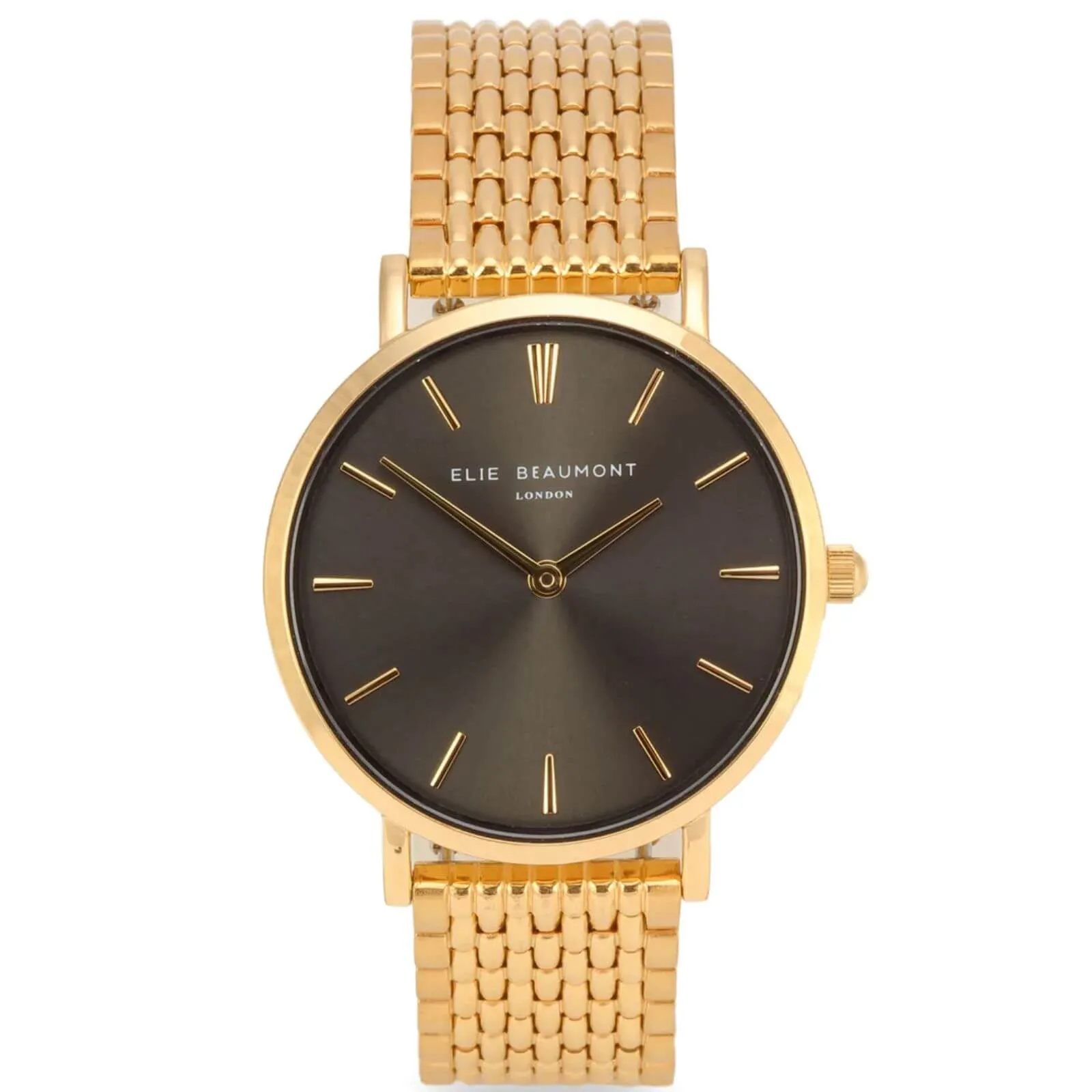 Elie Beaumont Belgravia Gold Watch - Grey Dial