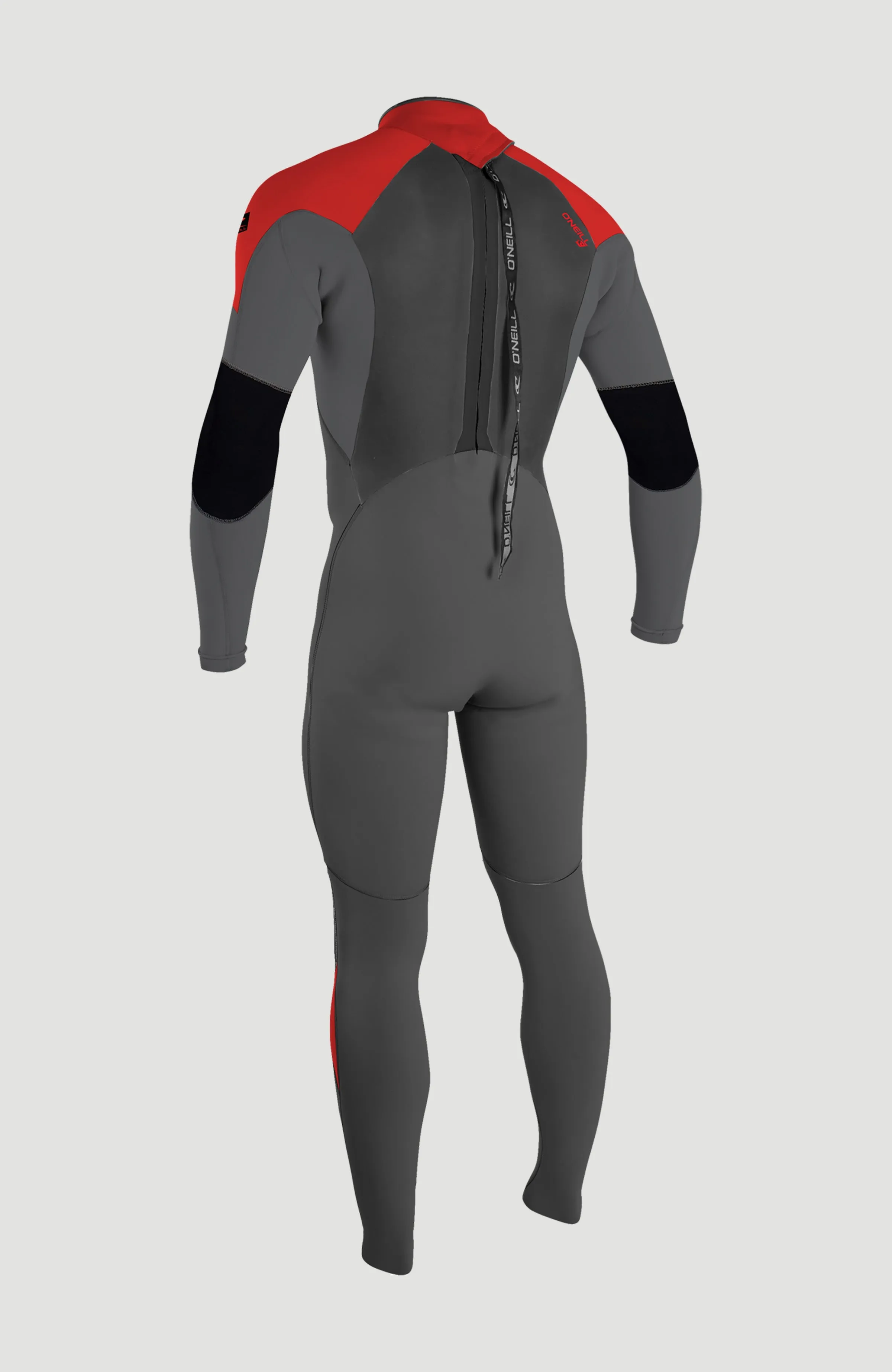 Epic 4/3mm Back Zip Full Wetsuit | GRAPHITE/SMOKE/RED/RED