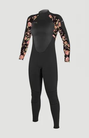 Epic 5/4mm Back Zip Full Wetsuit | Black