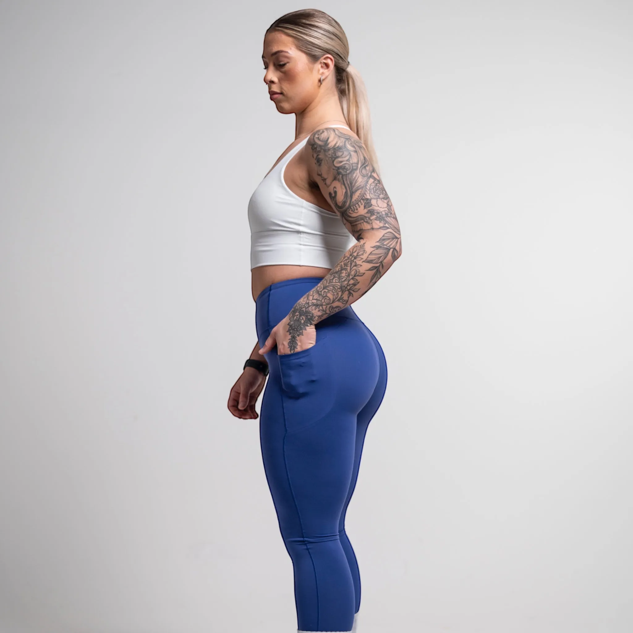 Evolve white Criss Cross Sports Bra