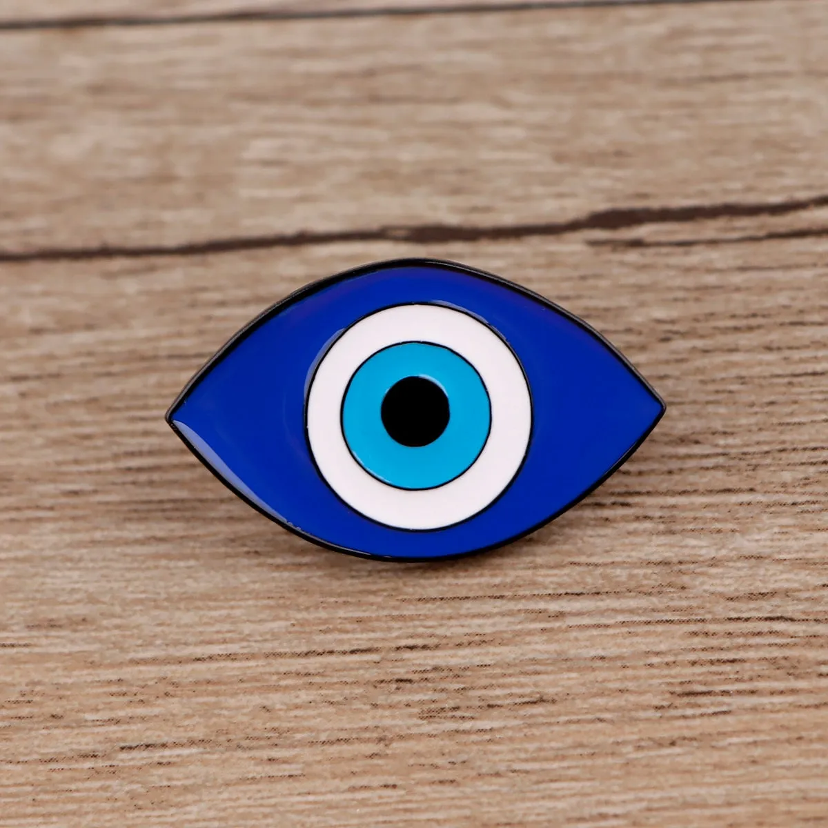 Exclusive Evil Eye Enamel Pins - Authentic Turkish Brooches for Trendy Fashion Lovers