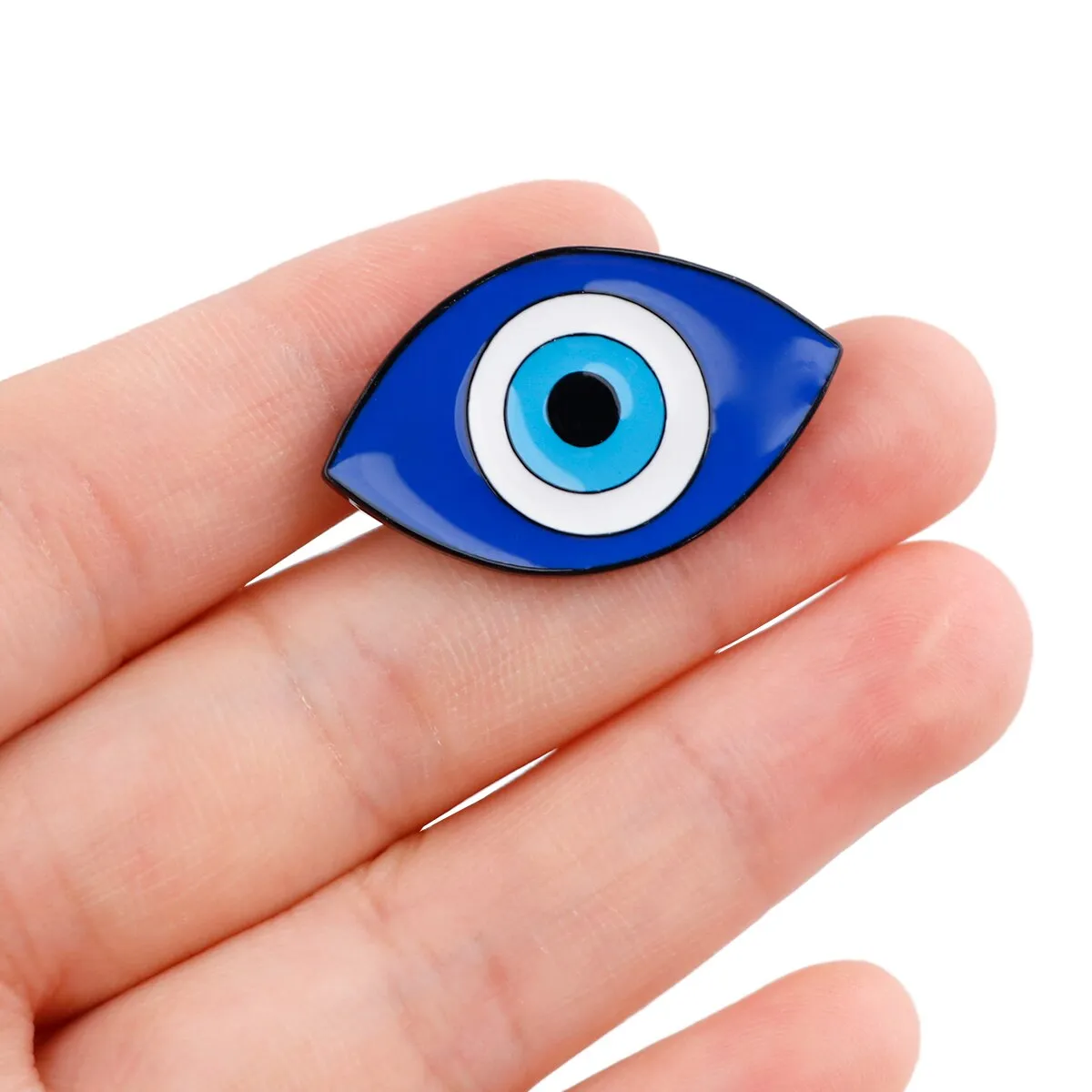 Exclusive Evil Eye Enamel Pins - Authentic Turkish Brooches for Trendy Fashion Lovers