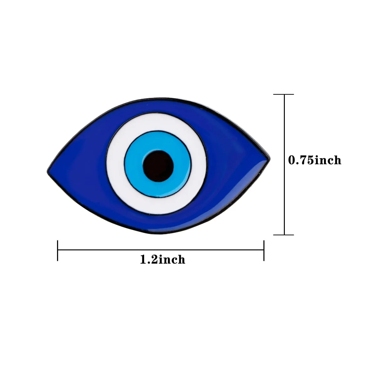 Exclusive Evil Eye Enamel Pins - Authentic Turkish Brooches for Trendy Fashion Lovers