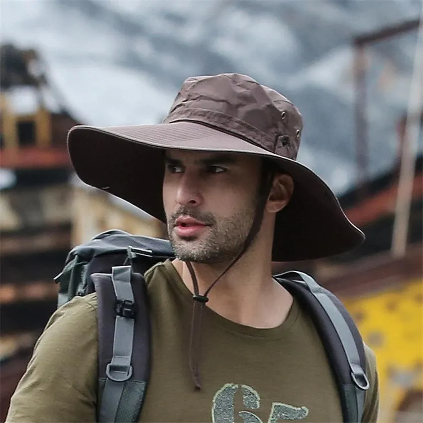 Fashion Summer Sun Hats for Men Outdoor Hunting Fishing Hat