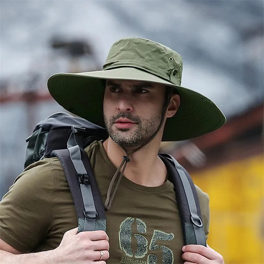 Fashion Summer Sun Hats for Men Outdoor Hunting Fishing Hat