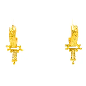 Fashionable 22k Gold Hanging Bali