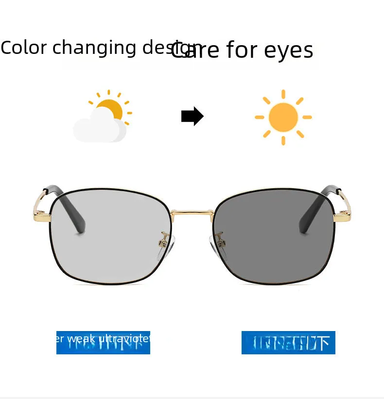 Fashionable Metal Photochromic Glasses Frame