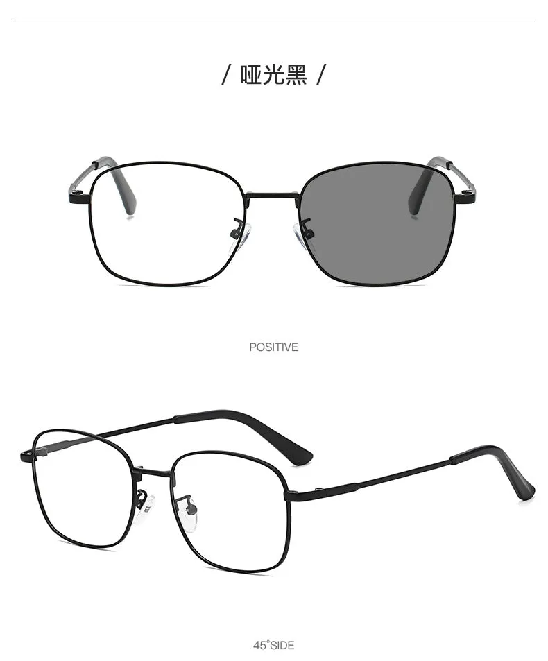 Fashionable Metal Photochromic Glasses Frame