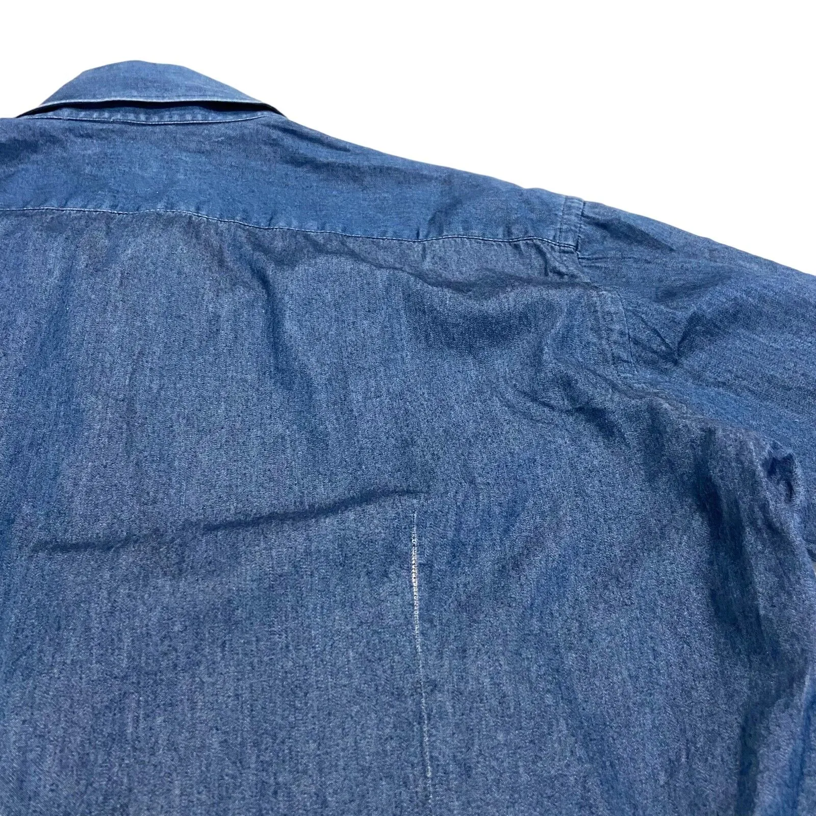 Fay Mens Blue Shirt | Vintage High End Button Down Collar Designer Smart Casual