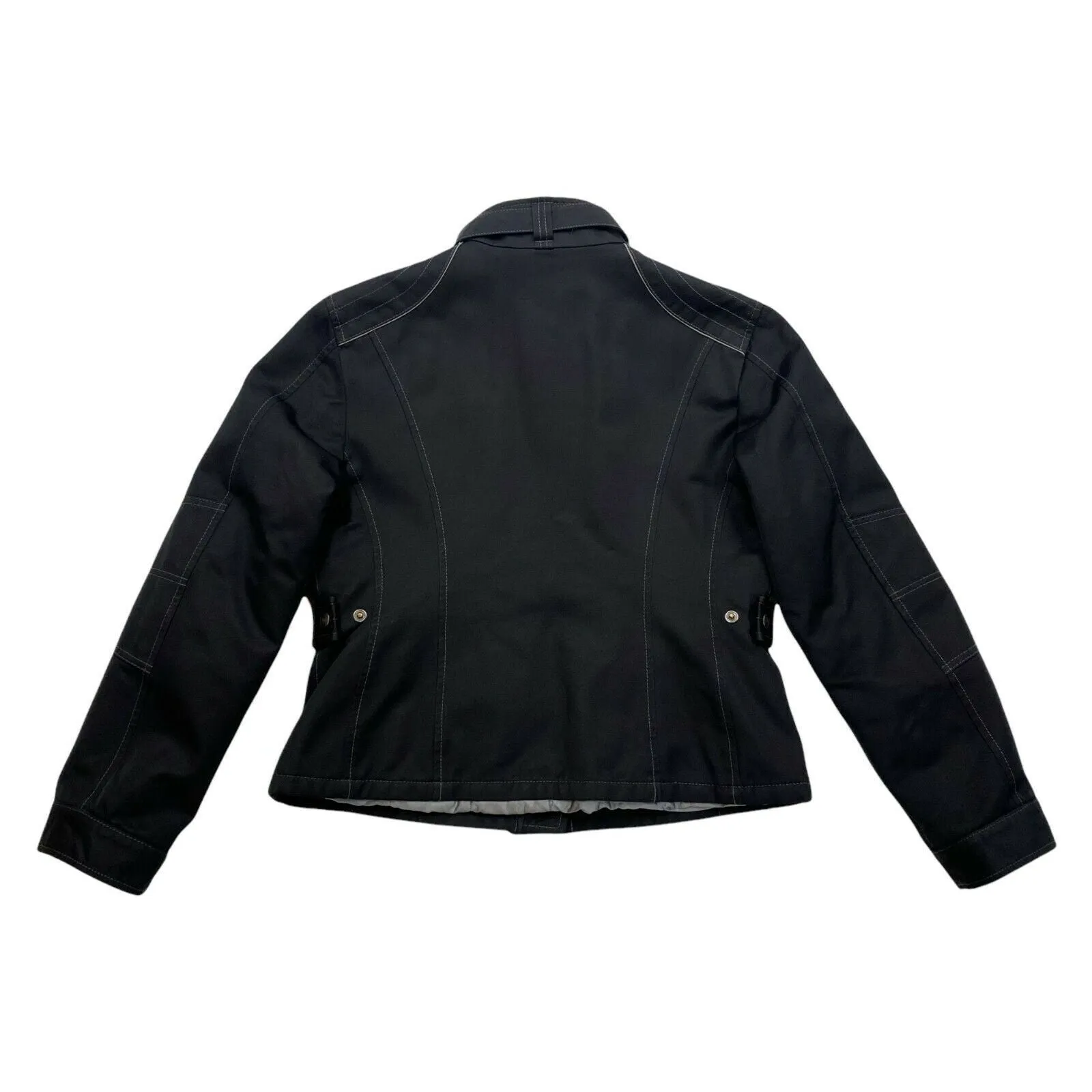 Fay Womens Black Jacket | Vintage Large Quilted High End Luxury Designer  VTG