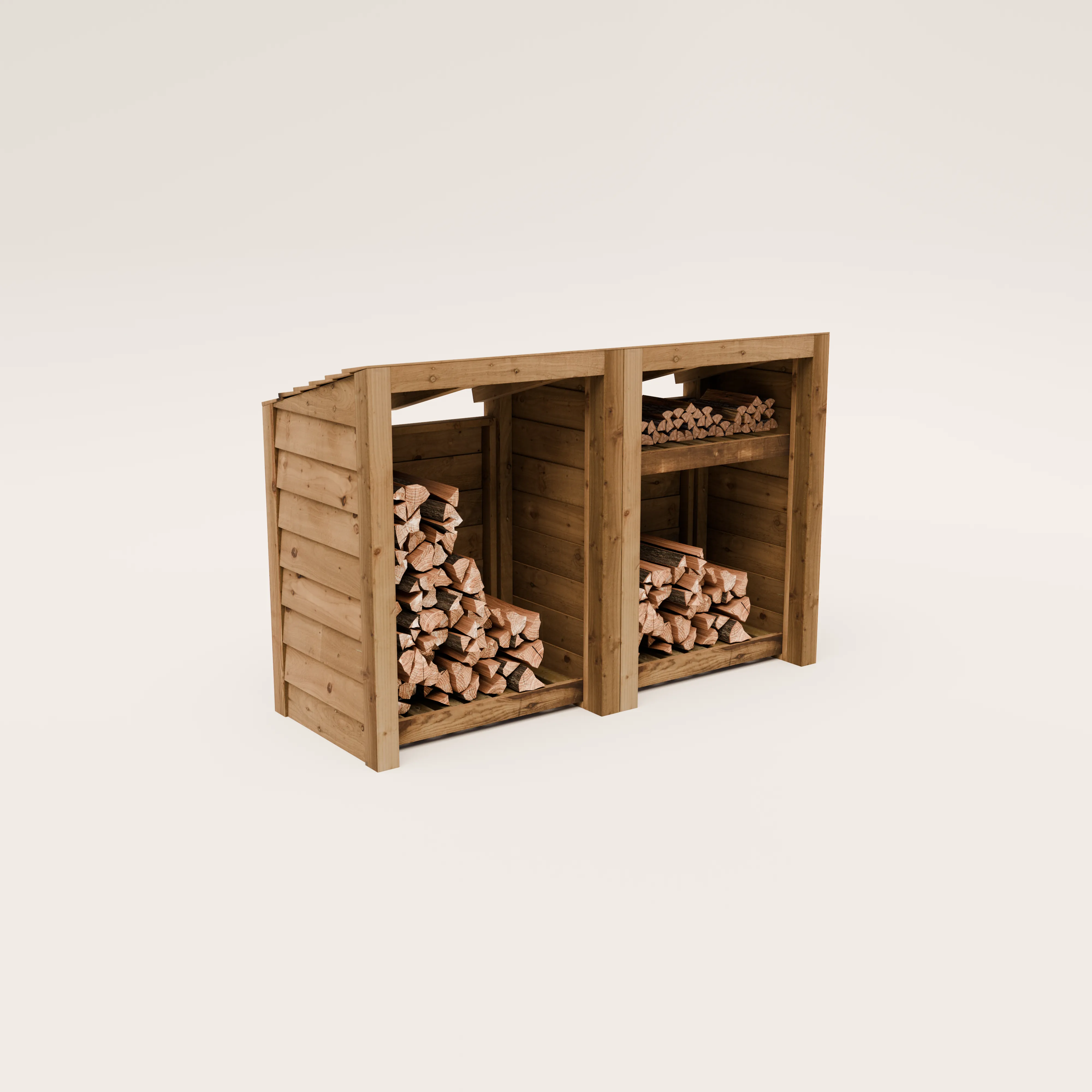 Featheredge Log Store - Arrives Fully Assembled
