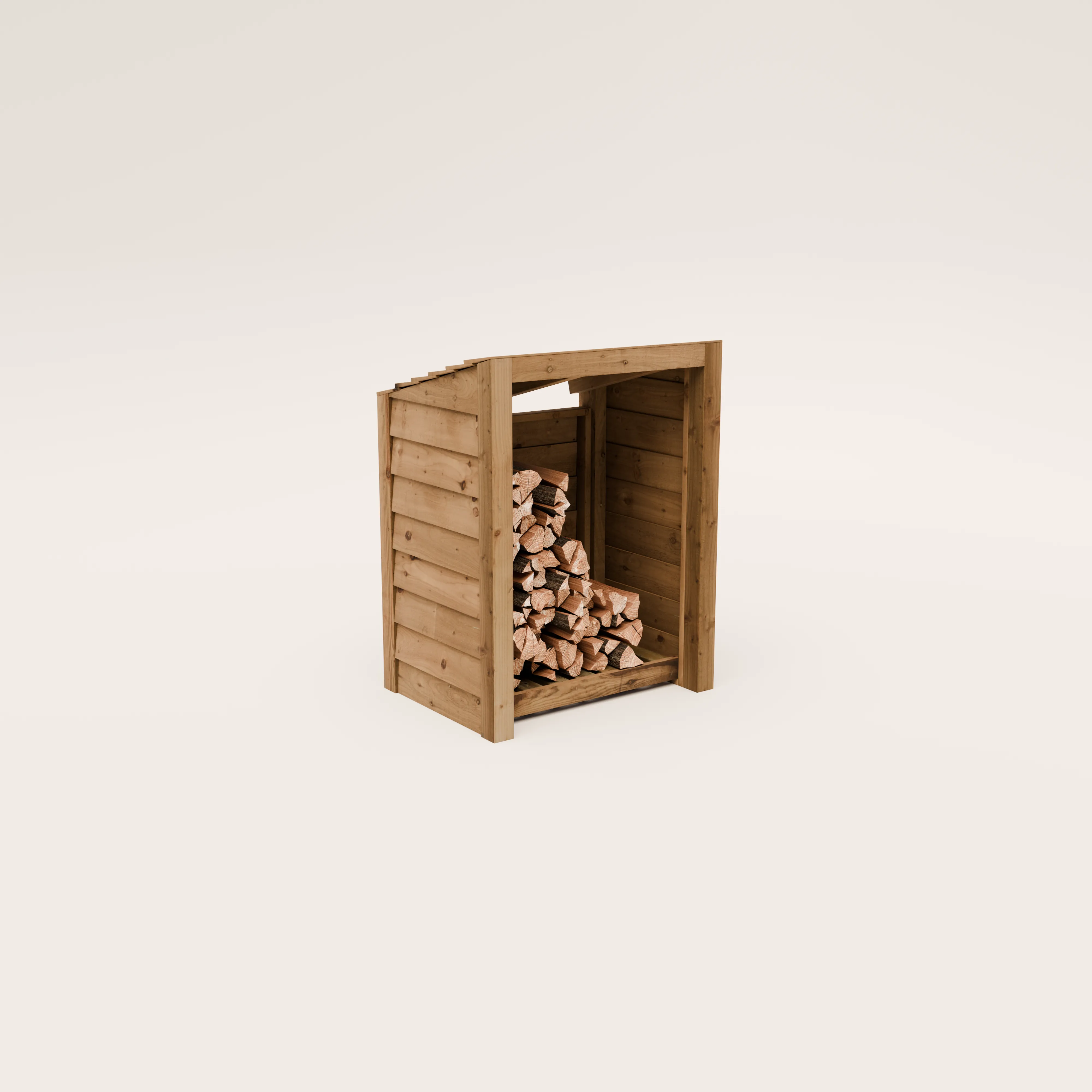 Featheredge Log Store - Arrives Fully Assembled
