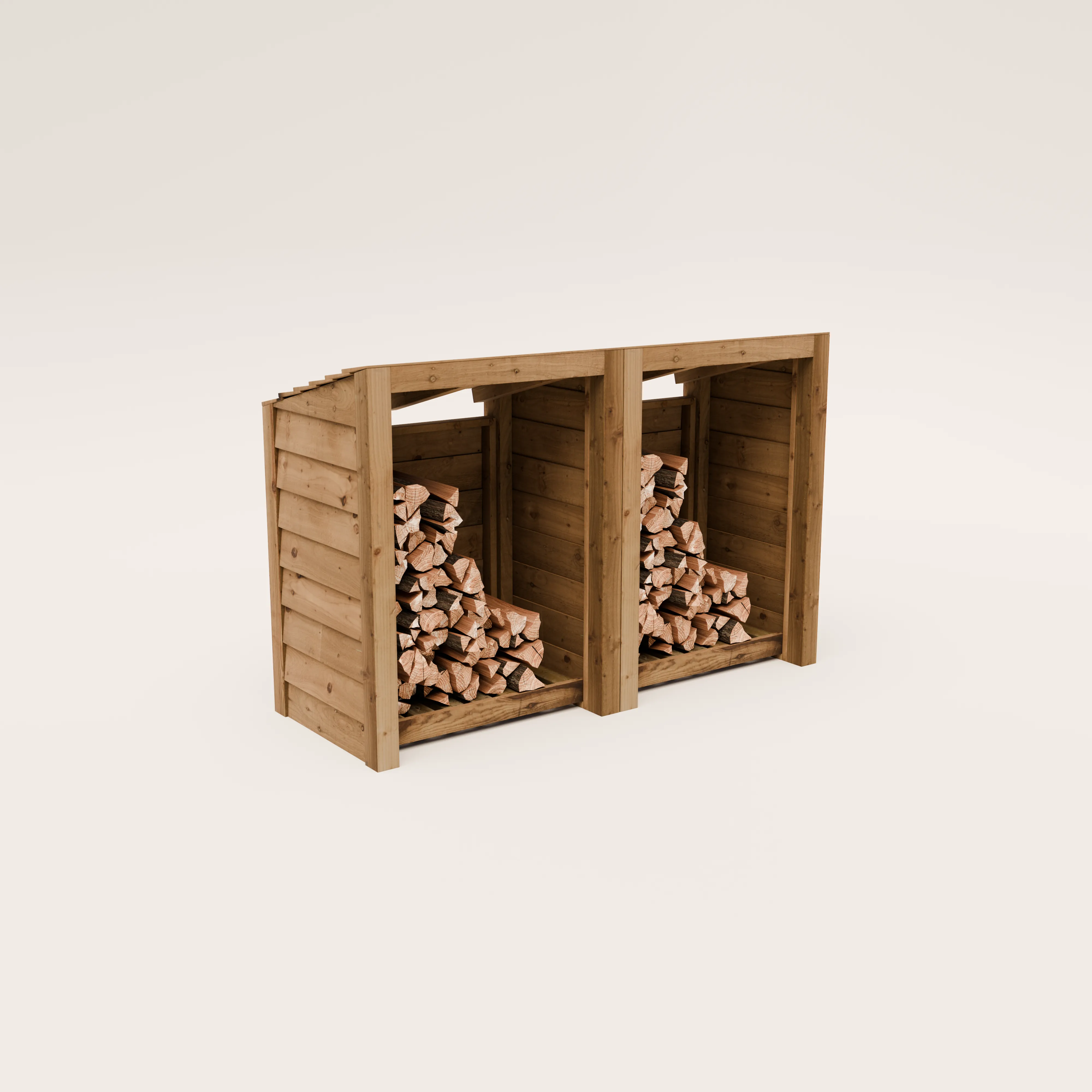 Featheredge Log Store - Arrives Fully Assembled
