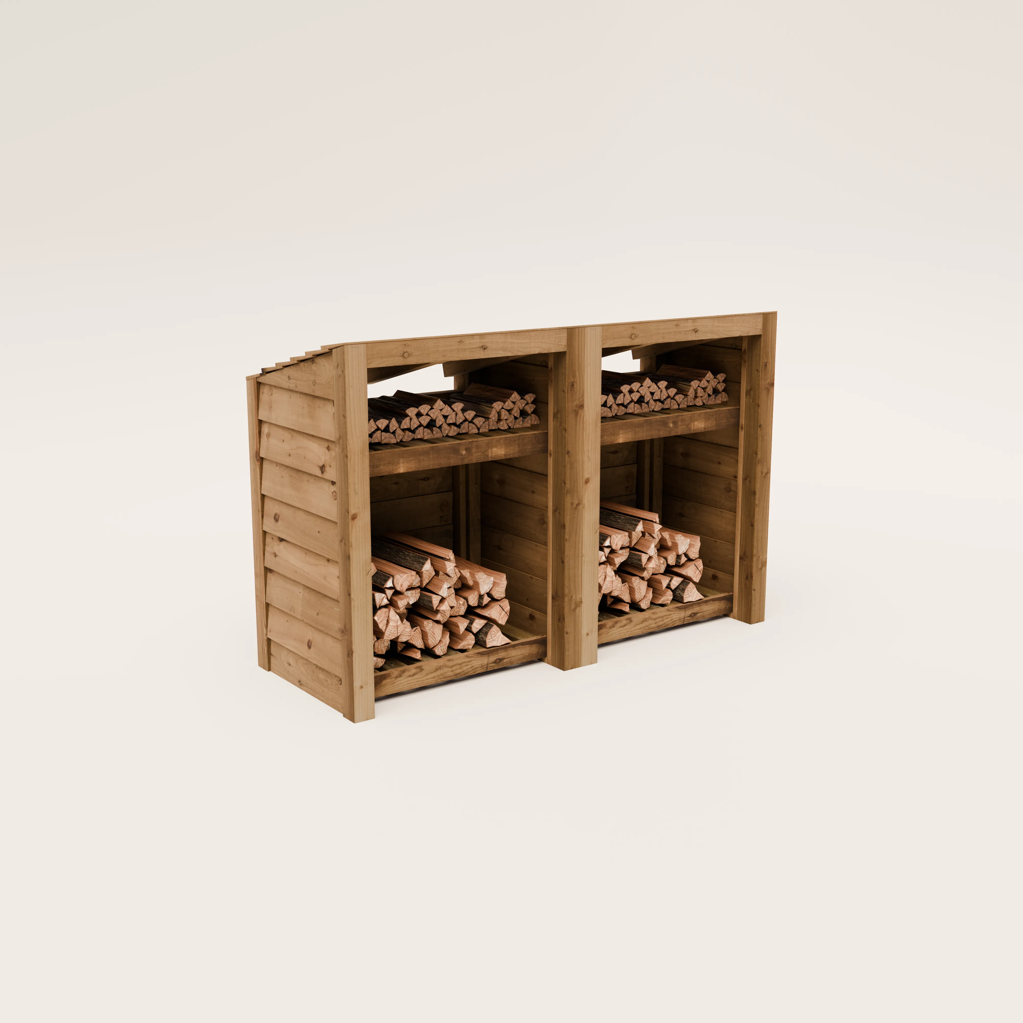 Featheredge Log Store - Arrives Fully Assembled