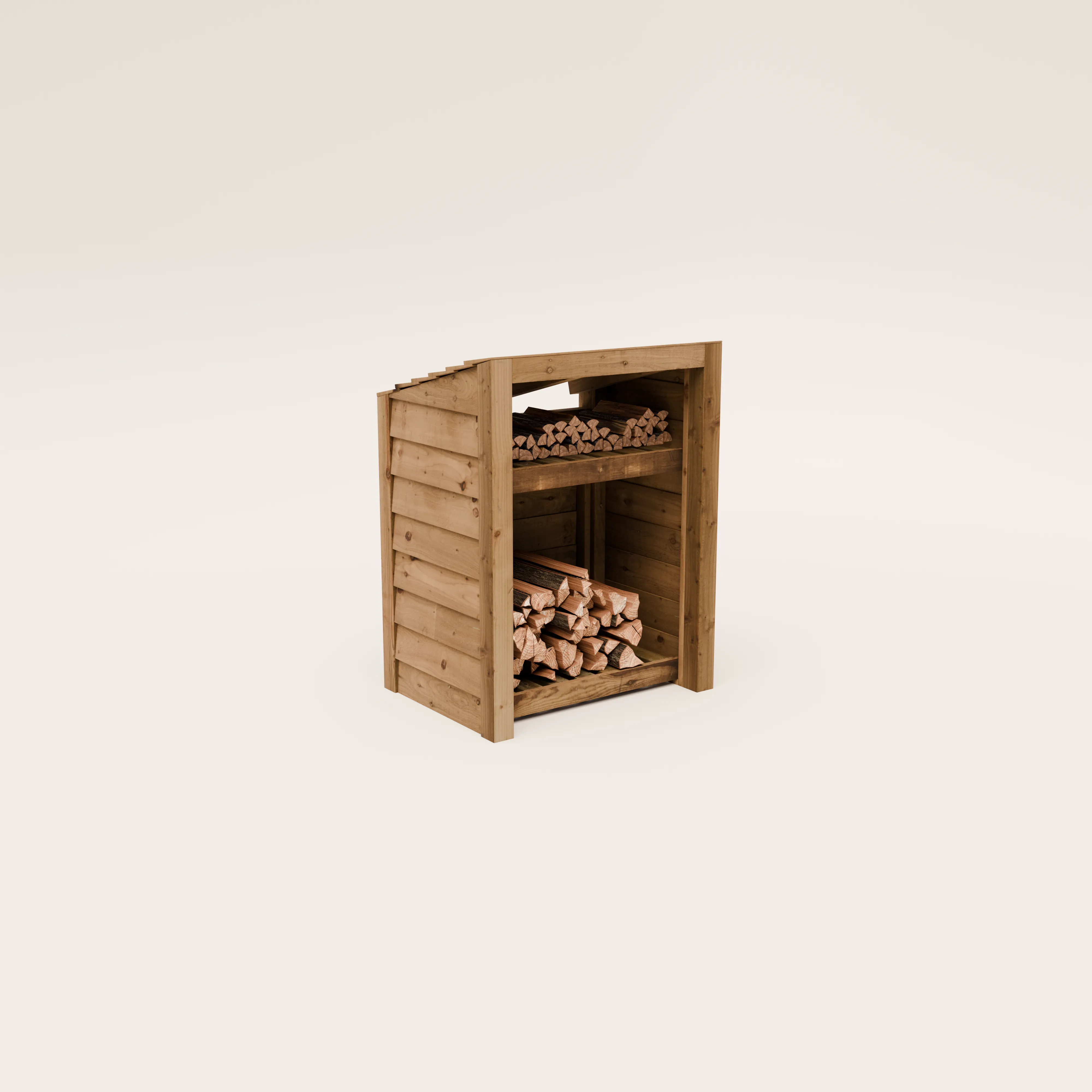 Featheredge Log Store - Arrives Fully Assembled