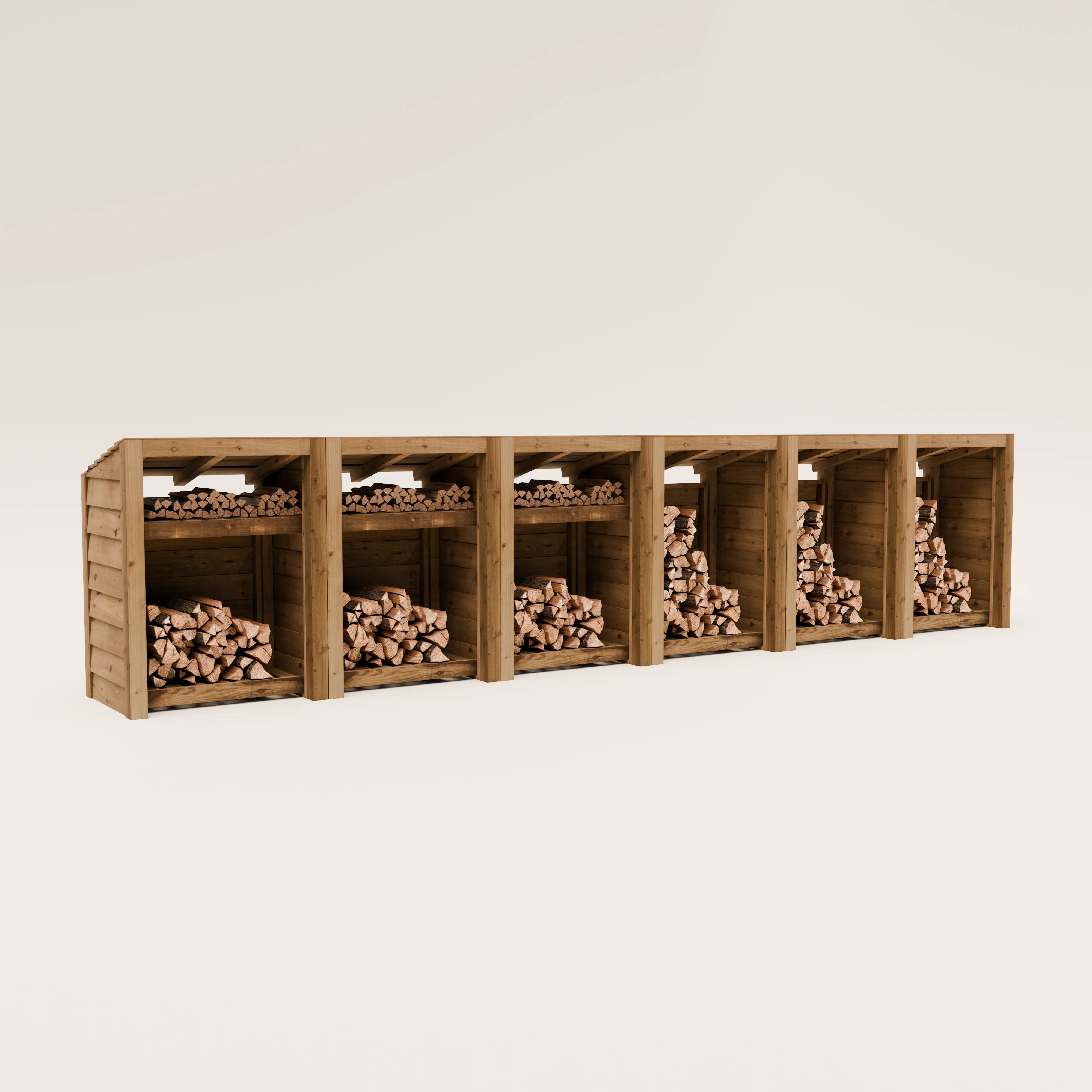 Featheredge Log Store - Arrives Fully Assembled