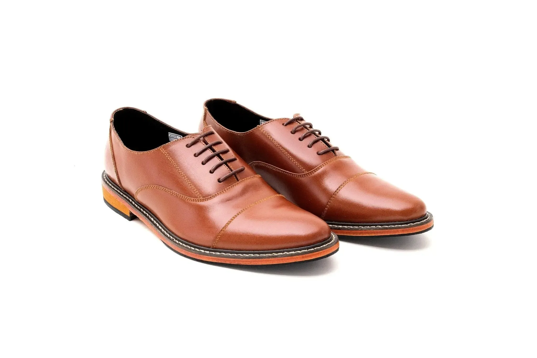FELIX Cap Toe Plain Oxford - Tan