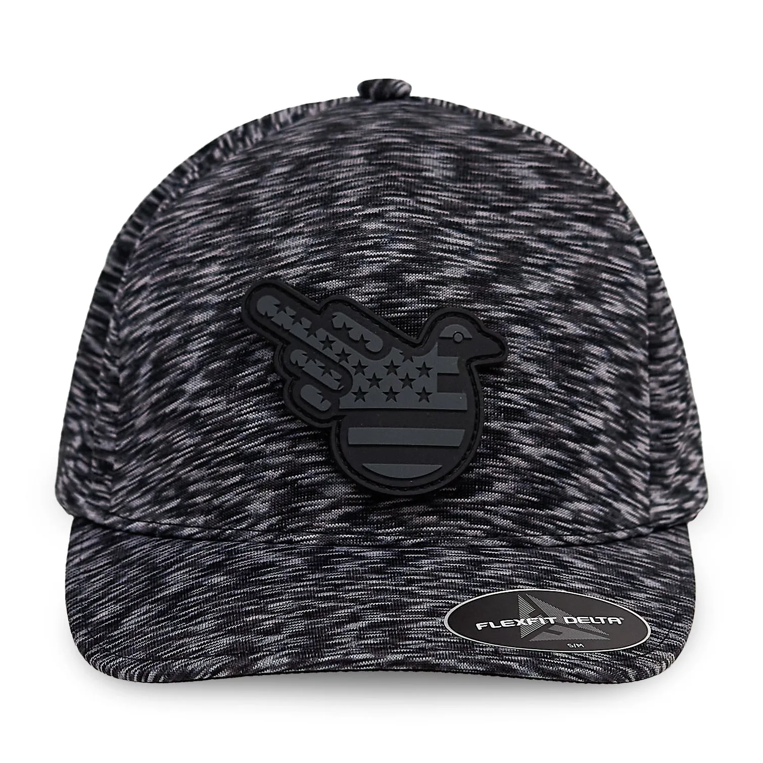 Fitted Melange Cap Storm Camo Bird