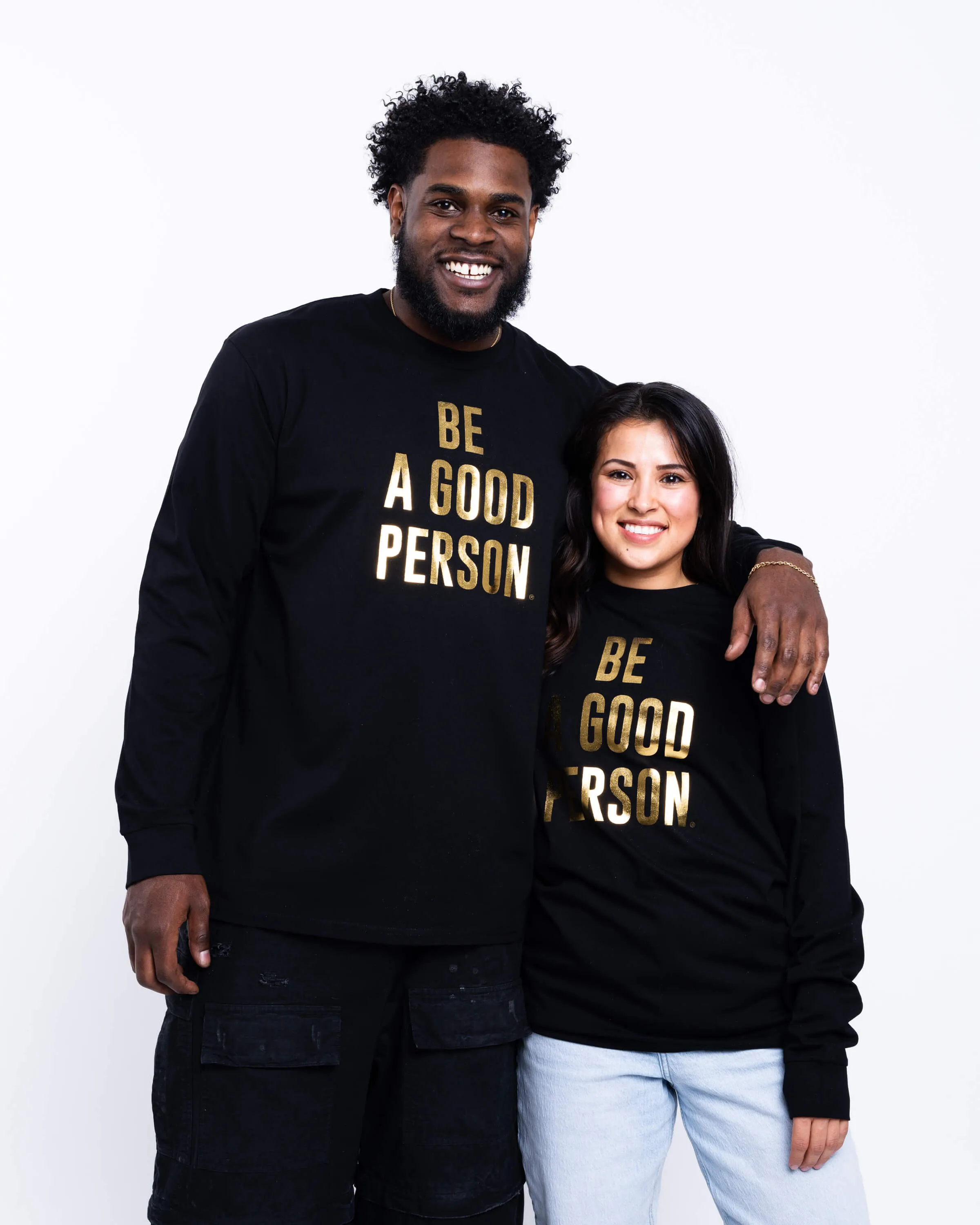 Foil Long Sleeve - Black/Gold