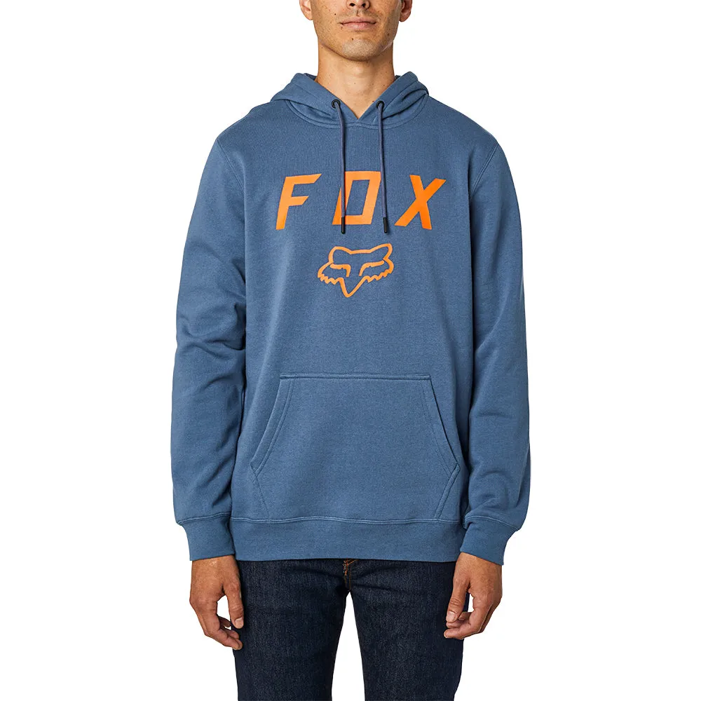 Fox Legacy Moth Pullover Fleece Hoody - Blue Steel