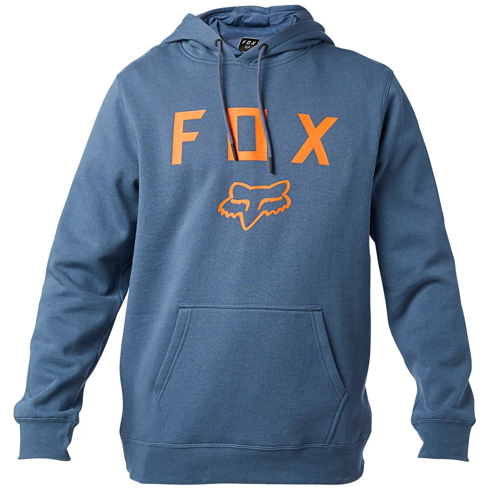 Fox Legacy Moth Pullover Fleece Hoody - Blue Steel