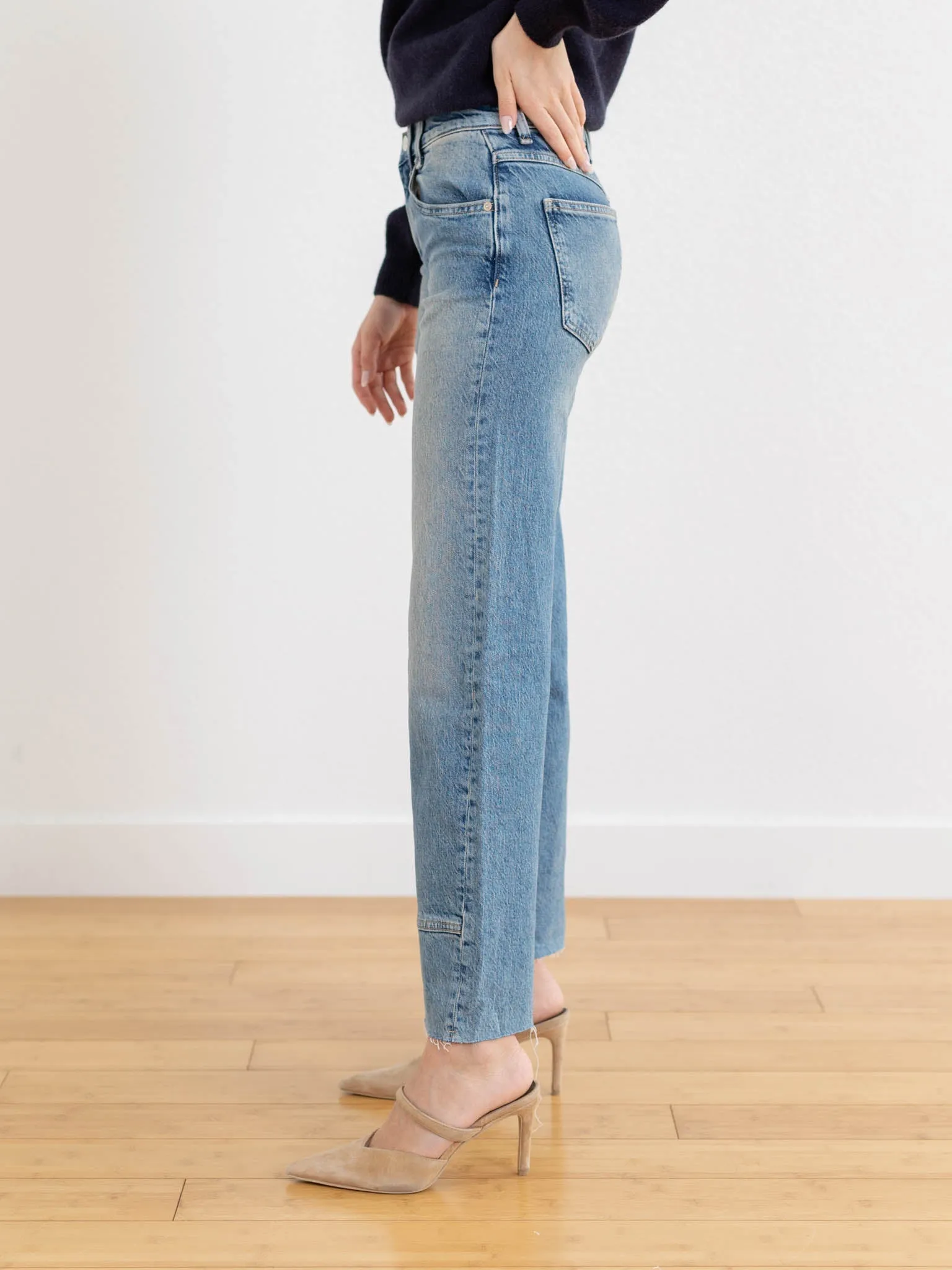 Free People Risk Taker Mid Rise Straight