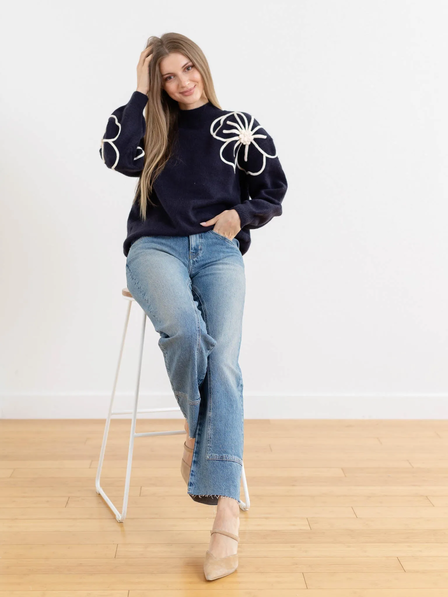 Free People Risk Taker Mid Rise Straight