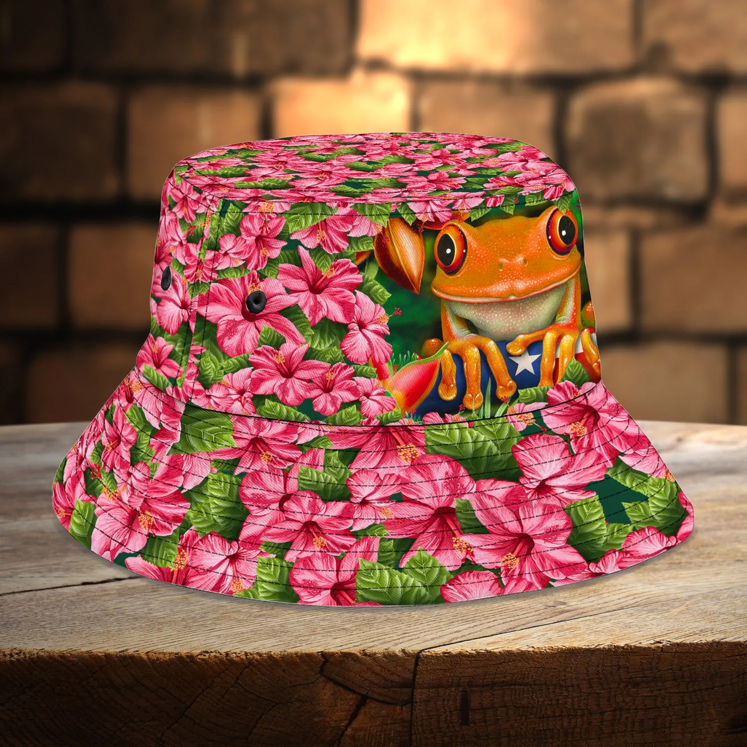 Frog - Bucket Hat - Seashell - QA99 - 62