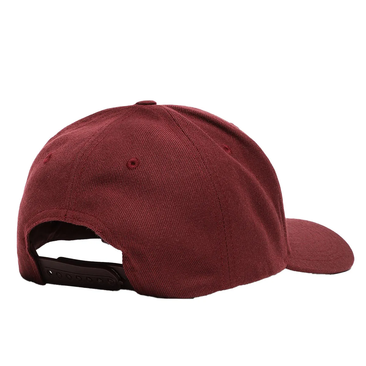 Fucking Awesome - 3 Spiral Embroidered Snapback Maroon