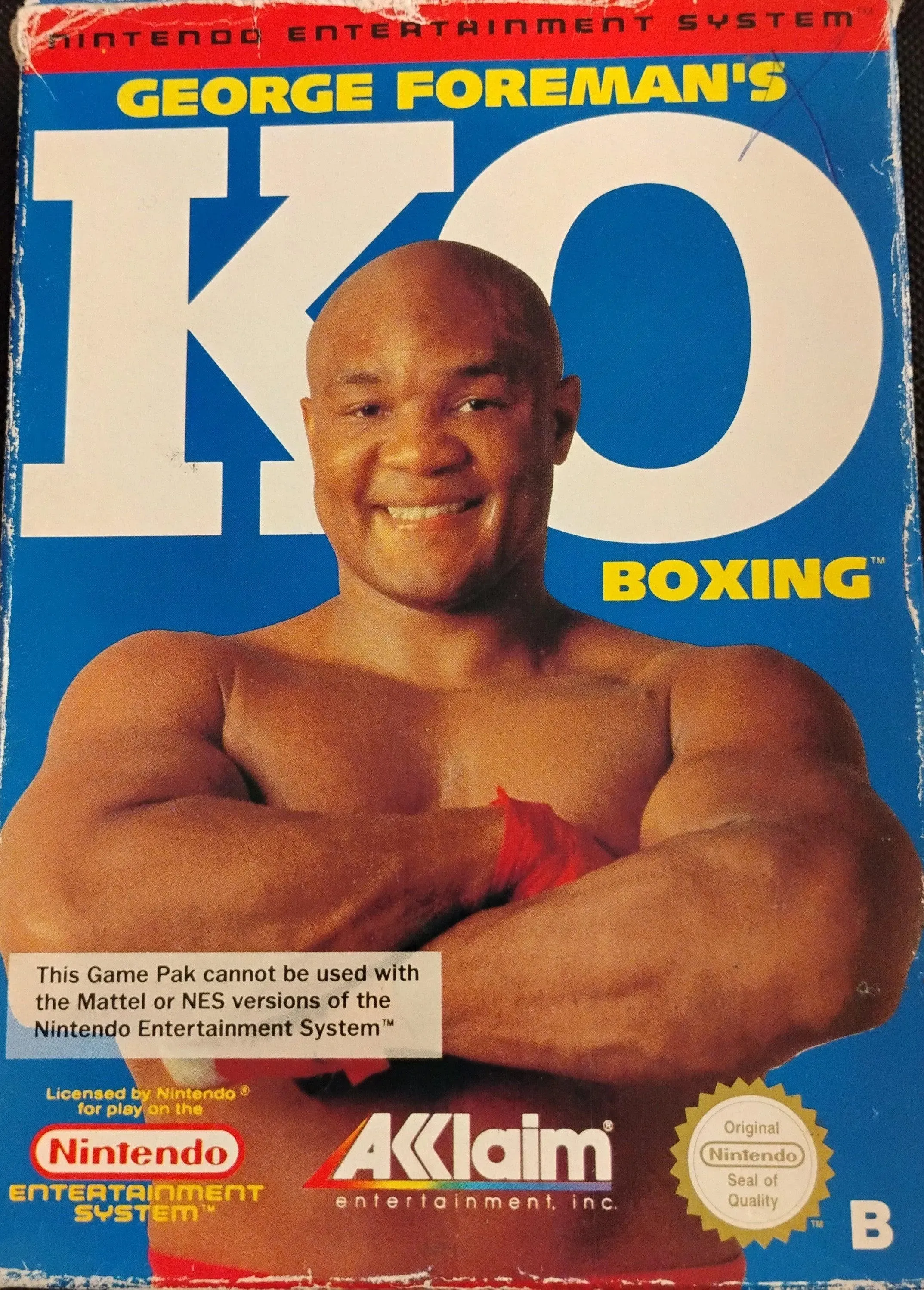 George Foreman's KO Boxing i æske (ESP) (U. manual) (Kosmetiske fejl)