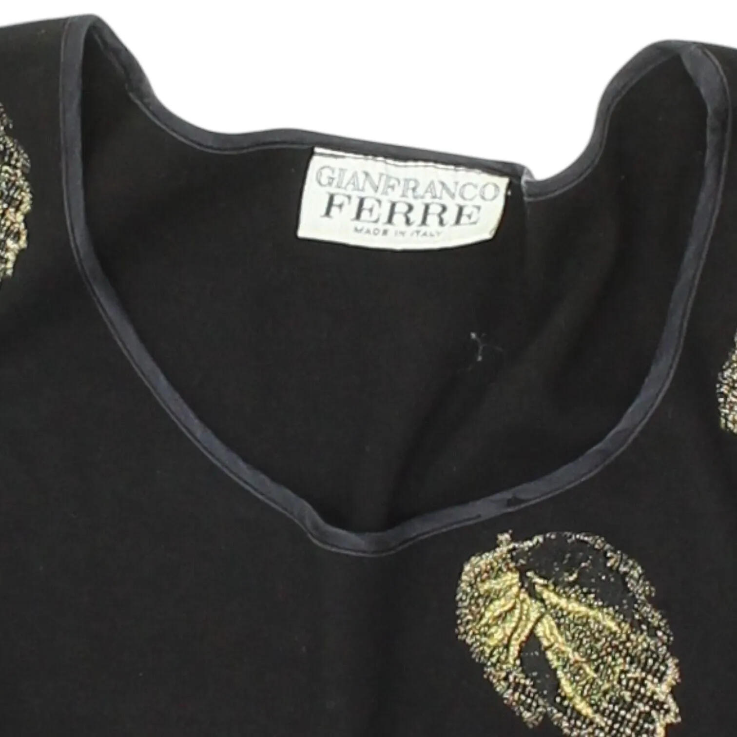 Gianfranco Ferre Black Jumper | Vintage High End Womens Designer Sweater