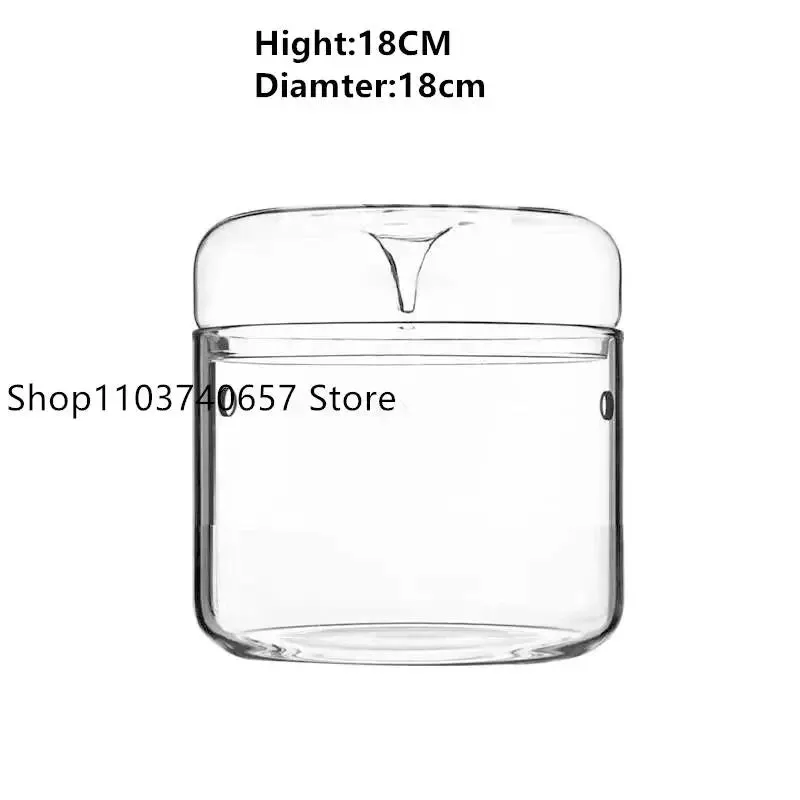 Glass Moss Plant Pots Vase Collection   Eco Bottle Micro Hole Landscape Glass Cover Perforated Moss Greenhouse Cup
