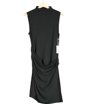 Good American Grey Sandwash Jersey Wrap Dress UK M