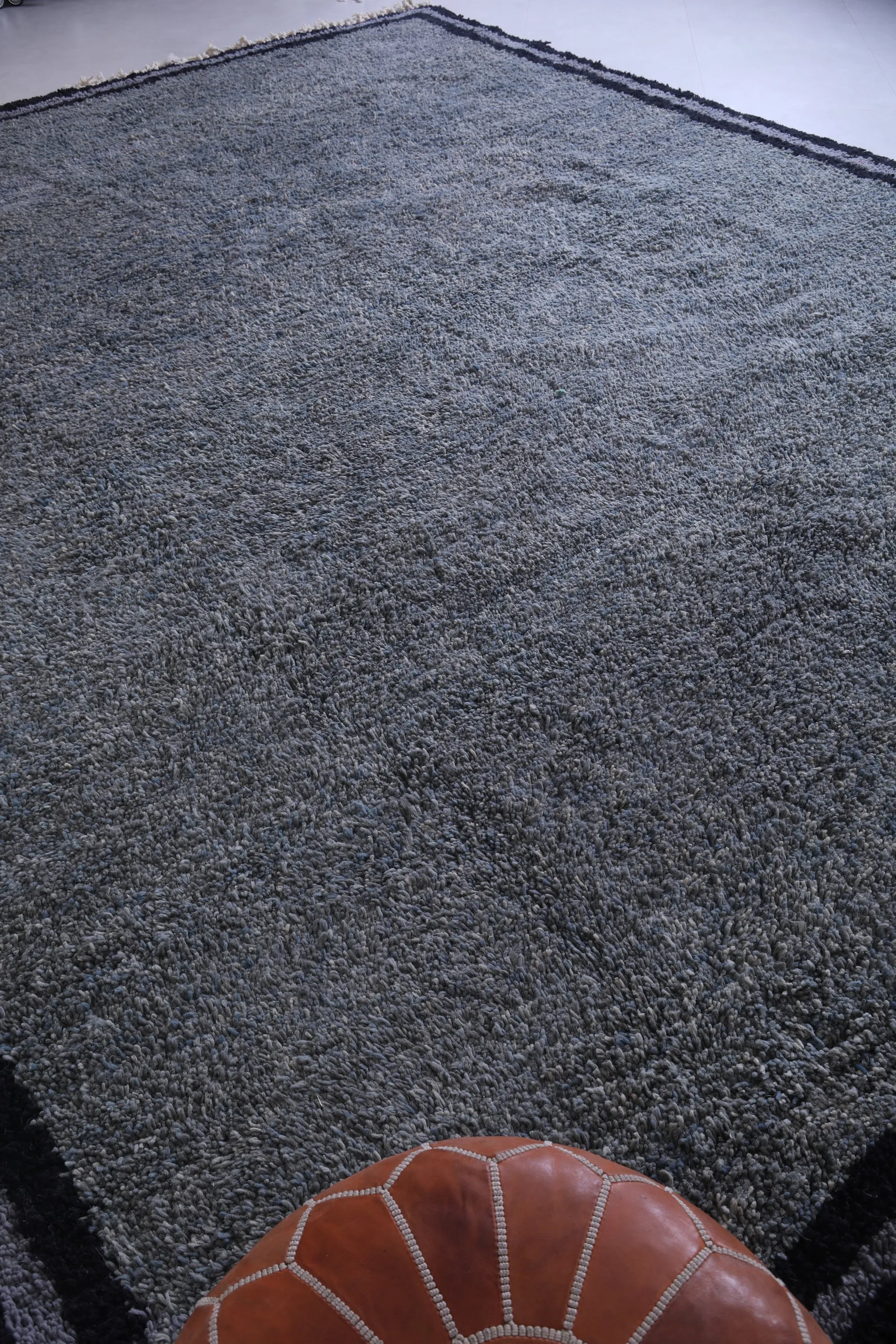 Gray Custom Moroccan rug - All wool berber rug - Beni rug